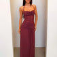 Halterneck Mesh Backless Sexy Maxi Dress Women Elegant Off-shoulder Sleeveless Bodycon Ruched Club Party Long Dress