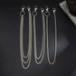 3Pcs/Set Hip Hop Multilayer Metal Keychain Waist Belts Chain for Women Men Punk Trousers Pants Chain Street Jewelry