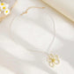 Simple Hollow Flower Pendant Choker Necklace for Women 2025 New Trendy Boho Rope Clavicle Chain Summer Neck Y2K Jewelry
