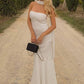 Polka Dot Strapless Sexy Maxi Dress Women Gown Elegant Scarf Collar Off-shoulder Backless Sleeveless Club Party Dress