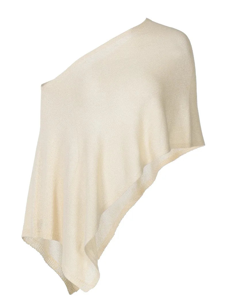 One Shoulder Loose Sweater for Woman Fall Clothes Casual Pullovers Asymmetrical Top Knitwears