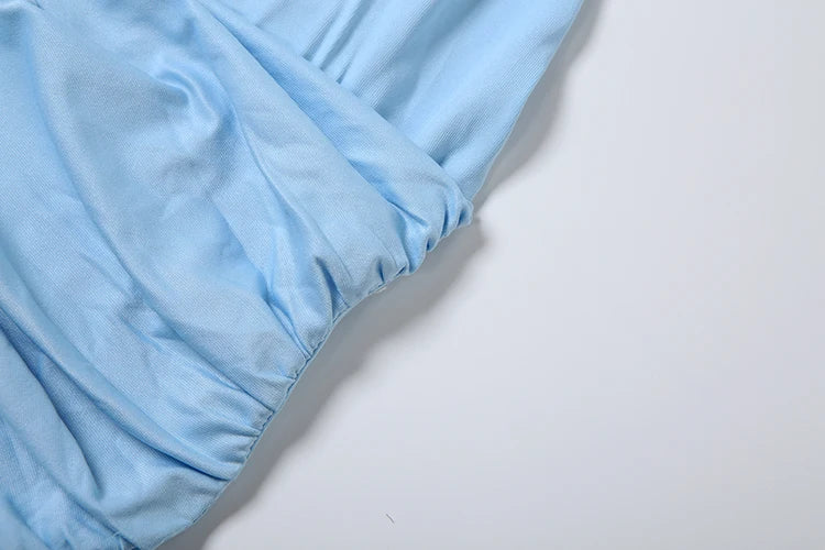 Ruched Kink Design Long Dress Women Autumn New Trend o-Neck Backless Full Sleeve Prom Party Elegant Skinny Vestidos