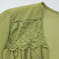Women's Matching Sets Sexy Lace Chiffon Cardigan Top and Tiered Maxi Skirt 2 Piece Set Vacation Outfits