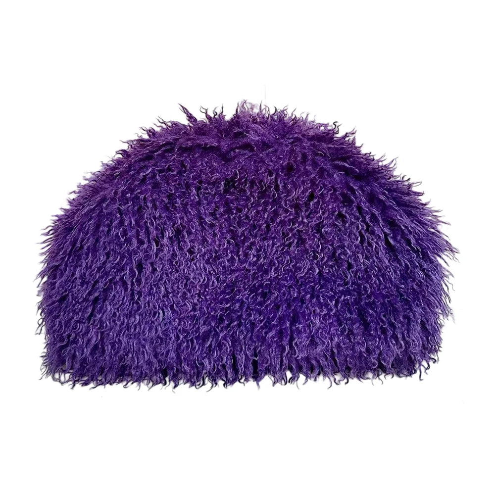 2026 Women's Bag NEW Pouch Fluffy Plush Cloud Dumpling Bags for Women Handbags Faux Fur Bags Imitation Wool Bag Large Clutch