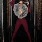 Furry Deep V-Neck Jumpsuits Woman Hipster Patchwork Trend Sexy Stretch Fitness Club Activity Luxury Midnight Overalls