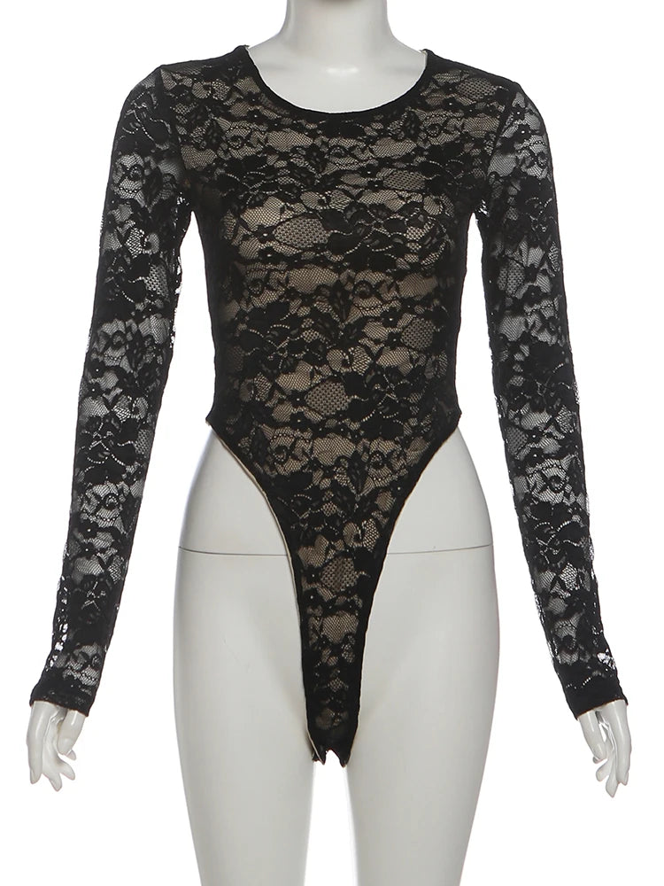 Party 2 Piece Set Women Jacquard Full Sleeve O-Neck Bodysuits+Tassel Shiny Threads Shorts Chic Sexy Fashion Club Suits