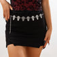 Vintage Spider Web Cross Jesus Moon Waist Belly Chain for Women Goth Metal Belt Waistband Halloween Body Jewelry Gift