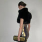 Fluffy Faux Fur Cropped Jacket Coat Woman Clothes Winter Streetwear Fashion Vest Top