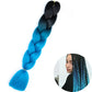 Synthetic Jumbo Braiding Hair Extension 24 Inch Heat Resistant Fiber In Bulk Ombre Jumbo Braids Hair For Black Women