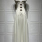 Halter Backless Sexy Maxi Dress Women Gown Fashion Starfish Decoration Deep V Neck Sleeveless Beach Club Party Dresses