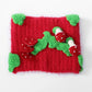 2025 Winter New Arrivals Y2K Cute Color Blocking 3D Strawberry Cat Ear Knit Beanie For Women
