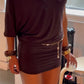 Asymmetrical Off Shoulder Mini Dresses 2025 Woman Clothes Fashion Sexy Summer Dress