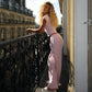 Casual Two Piece Set for Woman Pink Summer Outfits Short Sleeve Top and Loose Pants Suits Cozy Lounge Wear