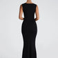 Square Collar Sleeveless Sexy Maxi Dress For Woman Fashion Spring Summer New High Waist Bodycon Club Party Long Dress