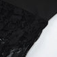 Strapless Bodysuit Detail Maxi Dress in Sheer Lace Black Elegant Dresses for Woman Summer Vacation Outfits