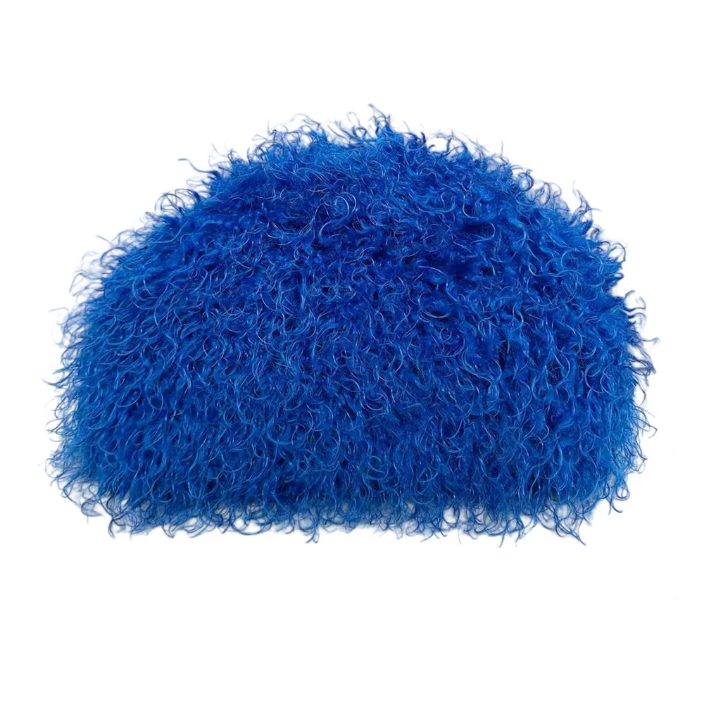 2026 Women's Bag NEW Pouch Fluffy Plush Cloud Dumpling Bags for Women Handbags Faux Fur Bags Imitation Wool Bag Large Clutch
