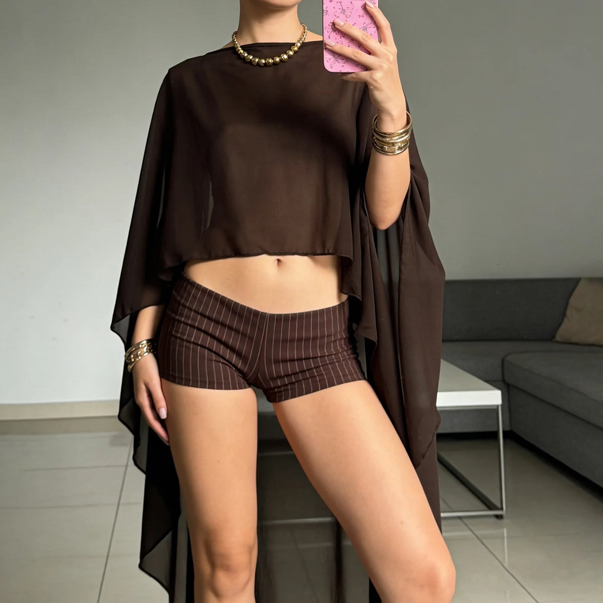 Women Chiffon Shawl Wraps Cape Sheer Mesh Flowy Capelets Poncho Top Evening Dress Crop Cover Up Poncho for Wedding Party