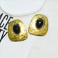 Vintage Metal Alloy With Rhinestone Big Eyes Dangle Earrings For Women Fashion Jewelry Exaggerated Lady Ears' Accessory