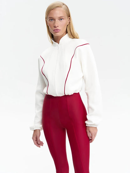 Autumn Winter New Long Sleeve Jumpsuit For Women Rompers Fashion Patchwork Turtleneck Casual Sports Warm Jumpsuits