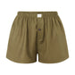 Women Y2k Gingham Boxer Shorts Stripes Button Elastic Waist Boxers Cute Mini Bloomers Plaid Loose Fit Boy Shorts