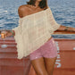 Women’s Off Shoulder Tops Long Sleeve Sheer Asymmetrical Ruffle Blouse Layered Mesh Chiffon Shirt for Party Night Club
