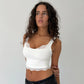 Lace Trim Sleeveless Backless Tank Tops White Black Fashion 2026 Summer Crop Tops for Woman Clothes