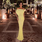 Sexy See Through Mesh Vacation Dresses Yellow Off Shoulder Backless Long Maxi Dress 2026 Fashion Trends Woman