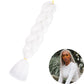 Synthetic Jumbo Braiding Hair Extension 24 Inch Heat Resistant Fiber In Bulk Ombre Jumbo Braids Hair For Black Women