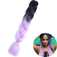 Synthetic Jumbo Braiding Hair Extension 24 Inch Heat Resistant Fiber In Bulk Ombre Jumbo Braids Hair For Black Women