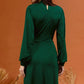Chic Metal Pin Maxi Dress Women Sexy Split Deep V-Neck Long Sleeve Elegant Simple Evening Skinny Stretch Long Bodycon
