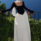 Patchwork Long Sleeve Sexy Maxi Dress Women Fashion Autumn Winter Contrast Color O Neck Pleated Club Party Long Dresses