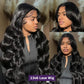 30 40 Inch 13x4 Transparent HD Lace Frontal Body Wave Human Hair Wig For Black Women