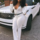 Casual 2-Piece Set Women Tracksuit Zip Full Crop Jacket+Sweatpants Matching Streetwear Sporty Autumn Fashion Outfits