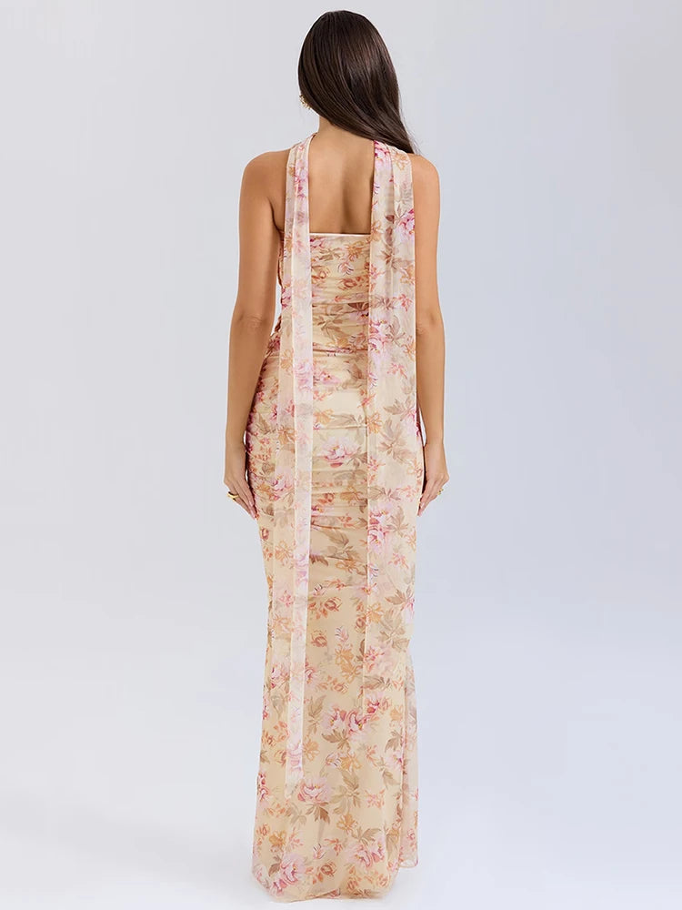 Sexy Two Pieces Sets For Women Strapless Off-shoulder Sleeveless Tops And Elegant High Waist Long Skirt Two Pieces Sets