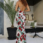 Halter Backless Print Sexy Maxi Dress For Women Gown Elegant Sleeveless High Waist Evening Club Party Long Dress