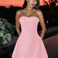 Elegant Black Tube Dress Summer 2025 Fashion Sexy Backless A-line Mini Dresses Party Outfit Women Clubwear