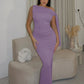 Knot Bandage Dress Woman Summer Sexy Solid Elegant One-Shoulder Sleeveless Bodyshape Simple Party Skinny Vestidos