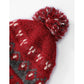 2025 Winter New Arrivals Cute Casual Stripe Diamond Plush Pom Pom Beanie For Women
