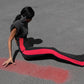 Ankle Split Long Pants Women Patchwork Sporty High Waist Skinny Streetwear Simple Fall Fashion Casual Basic Trousers