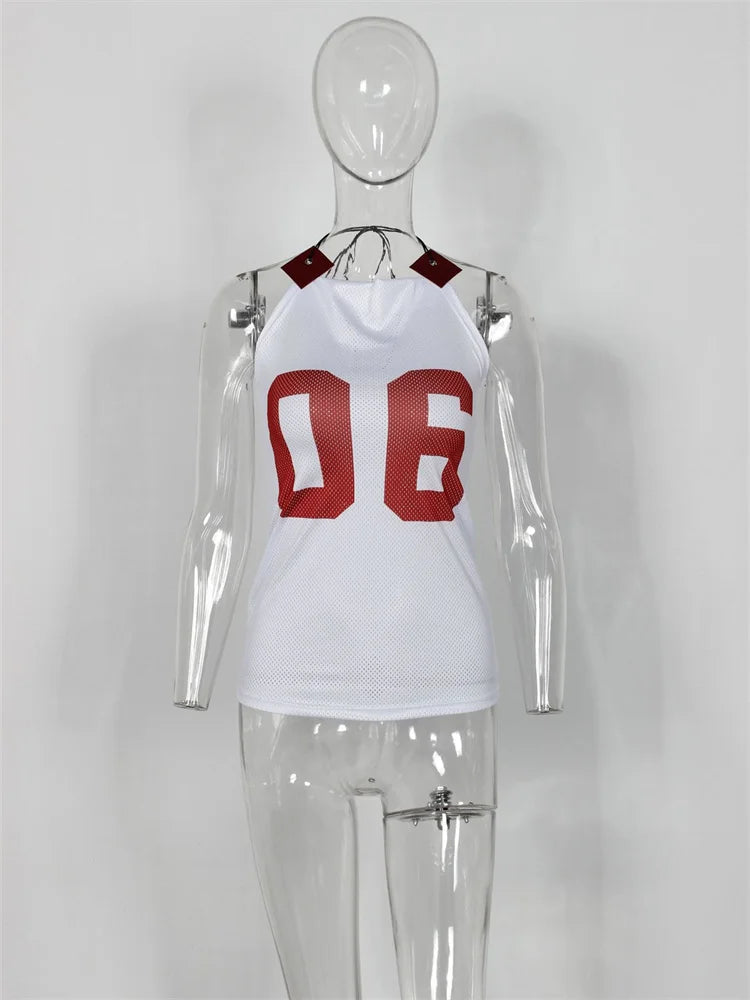 Backless Super Short Dress Women Digital Print Backless Low-Neck Halter Bandage Summer Trend Sexy Midnight Bodycon