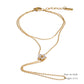 Trendy Stainless Steel Zircon Beads Back of Hand Chain Finger Bracelet Fashion Chic Sexy Jewelry Waterproof Wholesale Gift