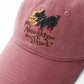 Cartoon Embroidery Baseball Cap, Cute Monster Graphic Peaked Hat for Casual Outdoor Wear