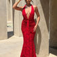 Halter Deep V Neck Sexy Maxi Dress Women Gown Fashion Sleeveless Backless Draped Ruched Club Party Long Dress Female