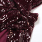 Shiny Sequins Dress Women Halter Scarf+Sexy Deep V-Neck Backless Sleeveless Ruched Ribbon Club Coquettish Outfits