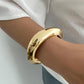 Y2K Kpop Glossy Irregular Thick Resin Acrylic Bangles for Women  2025 New Trend Vintage Arm Bracelets Pulseras Jewelry