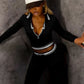 Casual 2-Piece Set Women Tracksuit Zip Full Crop Jacket+Sweatpants Matching Streetwear Sporty Autumn Fashion Outfits