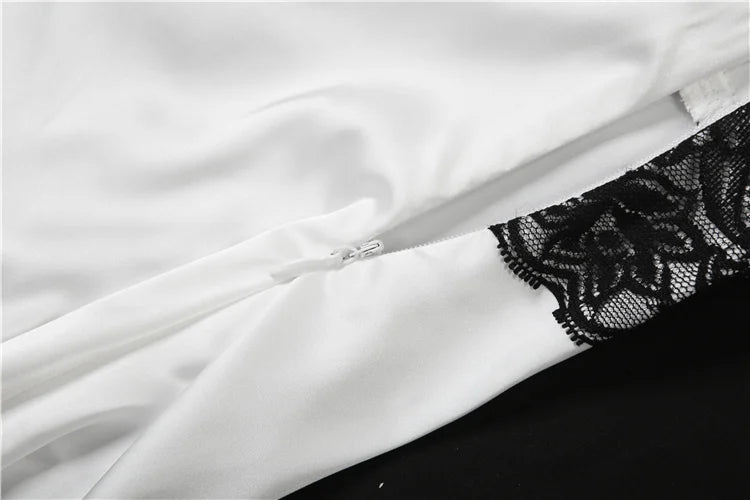 Sexy Bow Jacquard Dress Women Simple Sleeveless V-Neck Midnight Banquet Party Vacation Hipster Stretch Long Bodycon