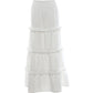 Summer Simple 2 Piece Set Women Simple Ruffled patchwork Mini Sleeve Elastic Hem T-Shirt+Cake Skirt Fashion Party Suits
