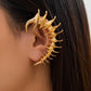 1PC Unique Left Ear Spine Bone Clip Earrings for Women No Piercing Fake Cartilage Geometric Clips Jewelry Accessories