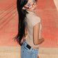 Side Button Slit Asymmetrical Crop Tops for Woman Sexy Short Sleeve Y2k T Shirt 2026 Summer Clothes